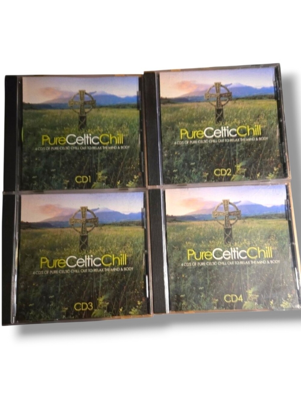 Pure Celtic Chill CD 4 Disc Set Relax Mind and Body